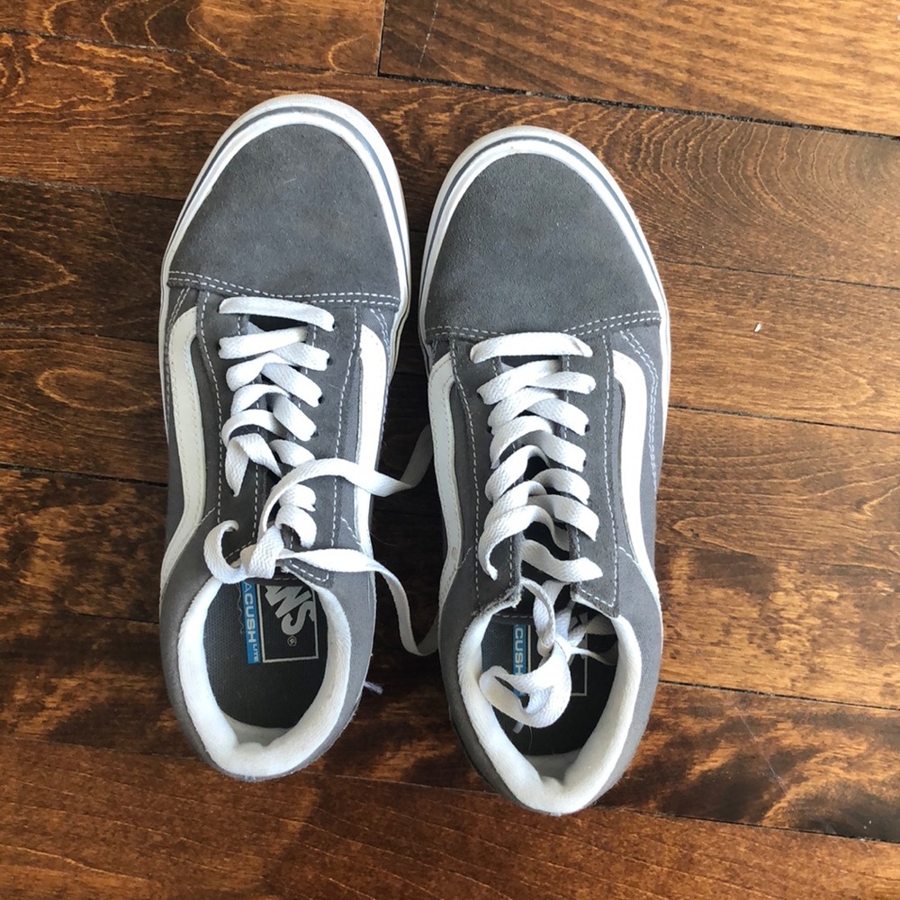 Vans size 7 grey sneakers